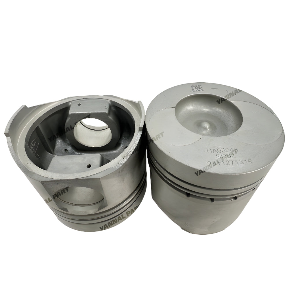 4 PCS Piston Kit Fit For Yunnei YN33GBZ Engine