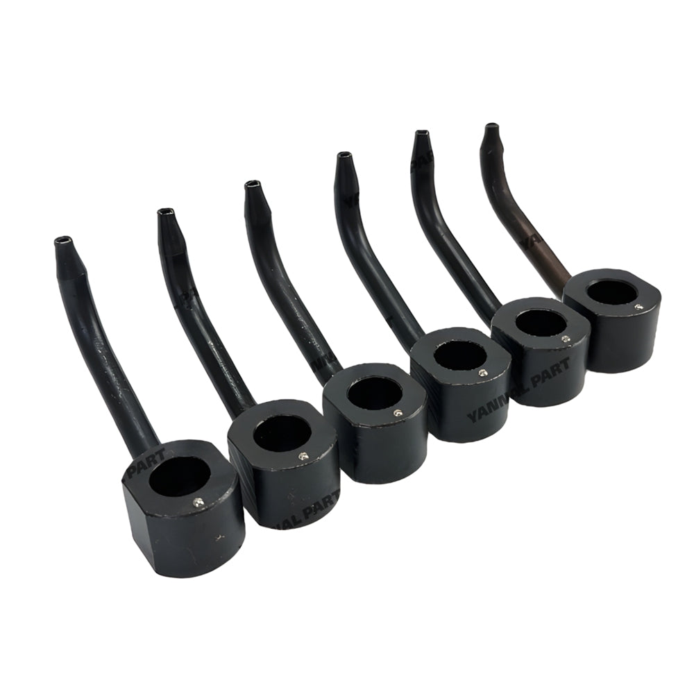 6 PCS Oil Nozzle Fit For Doosan Develon D1146 Engine