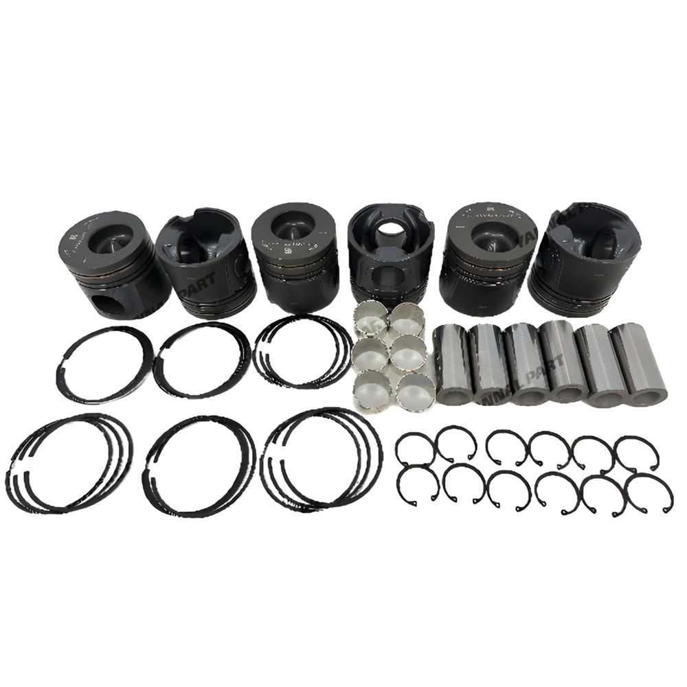 Piston Set With Rings 5343091 Fit For Cummins 6LTAA9.3