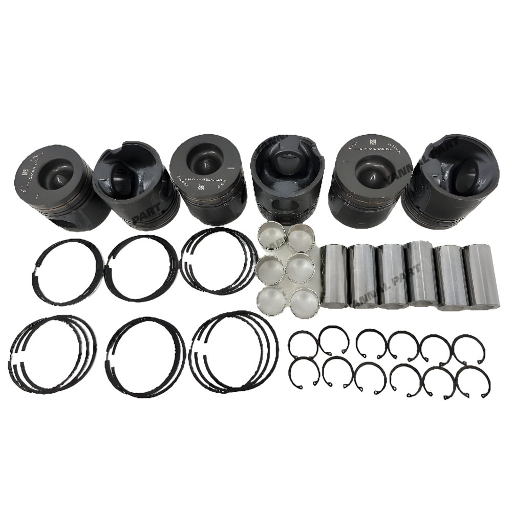 Piston Set With Rings 5343091 Fit For Cummins 6LTAA9.3