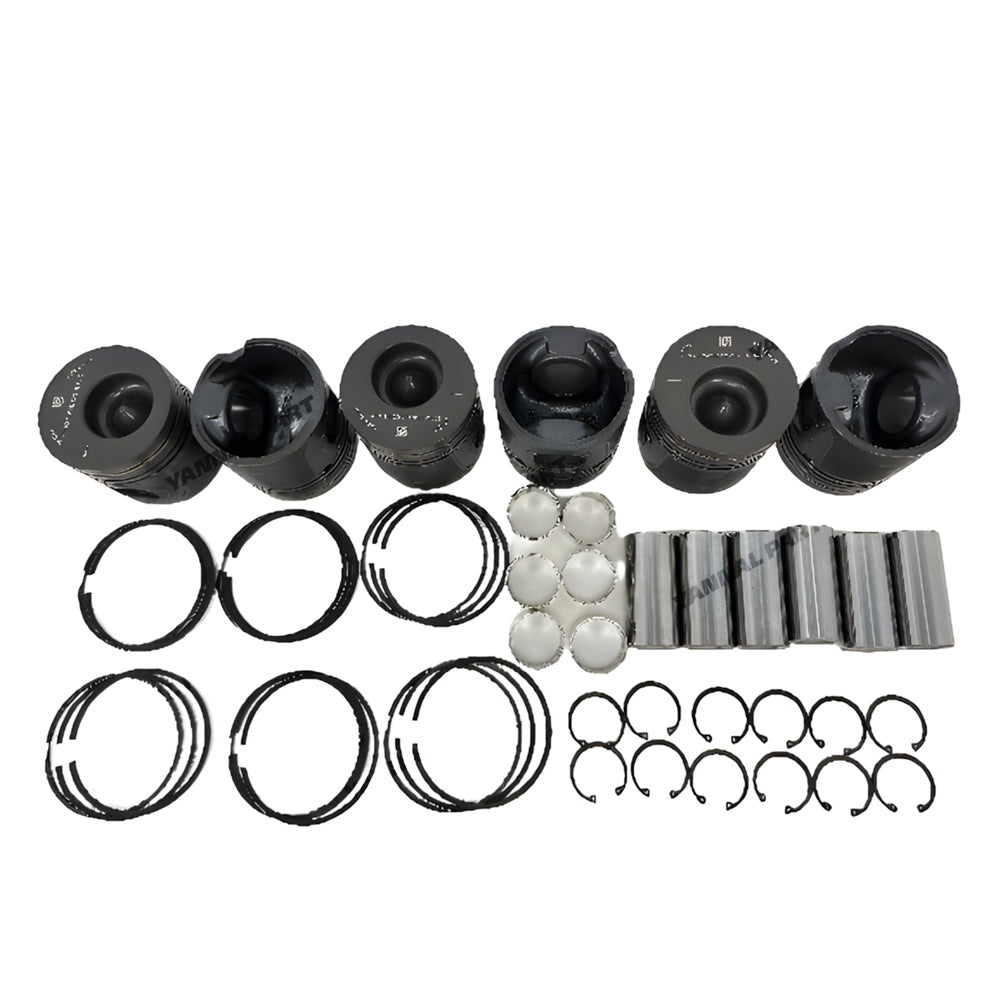 Piston Set With Rings 5343091 Fit For Cummins 6LTAA9.3