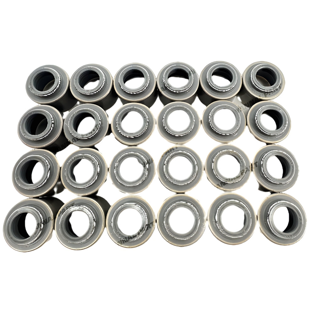 24 PCS Valve Stem Seal Fit For Cummins QSK23 Engine