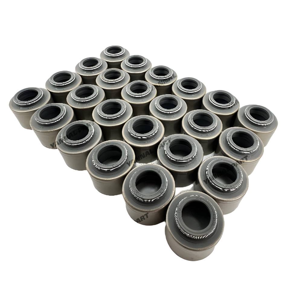 24 PCS Valve Stem Seal Fit For Cummins QSK23 Engine