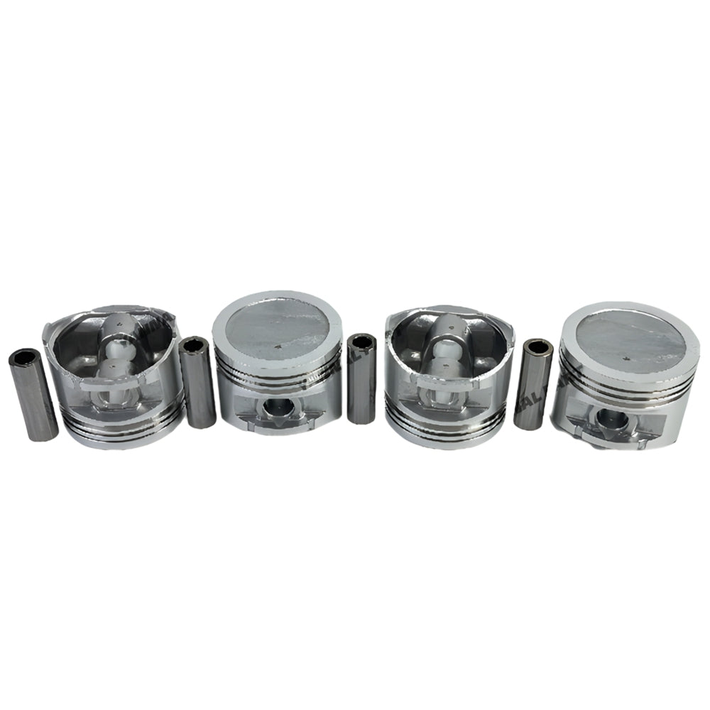 4 PCS Piston Kit 12010-50K00 Fit For Nissan H20 Engine