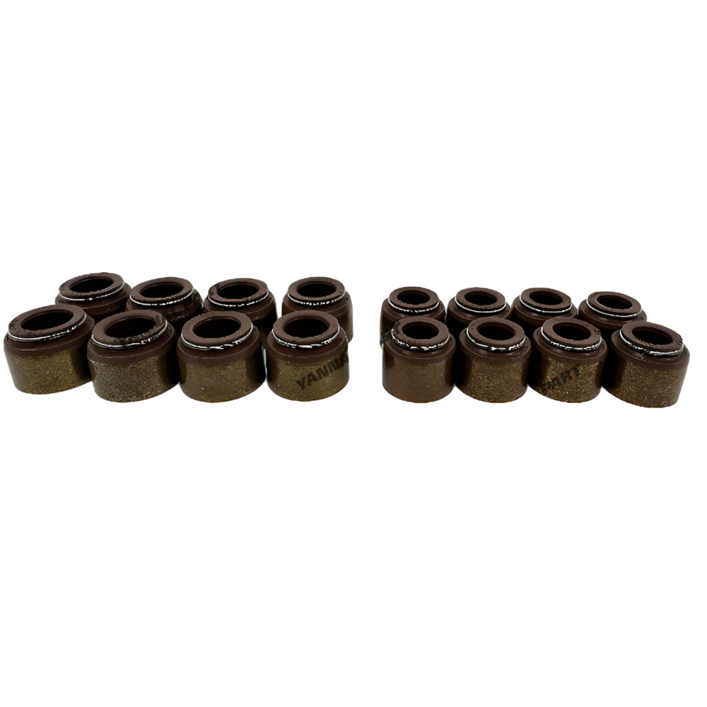 16 PCS Valve Stem Seal Fit For Nissan RF8 Engine