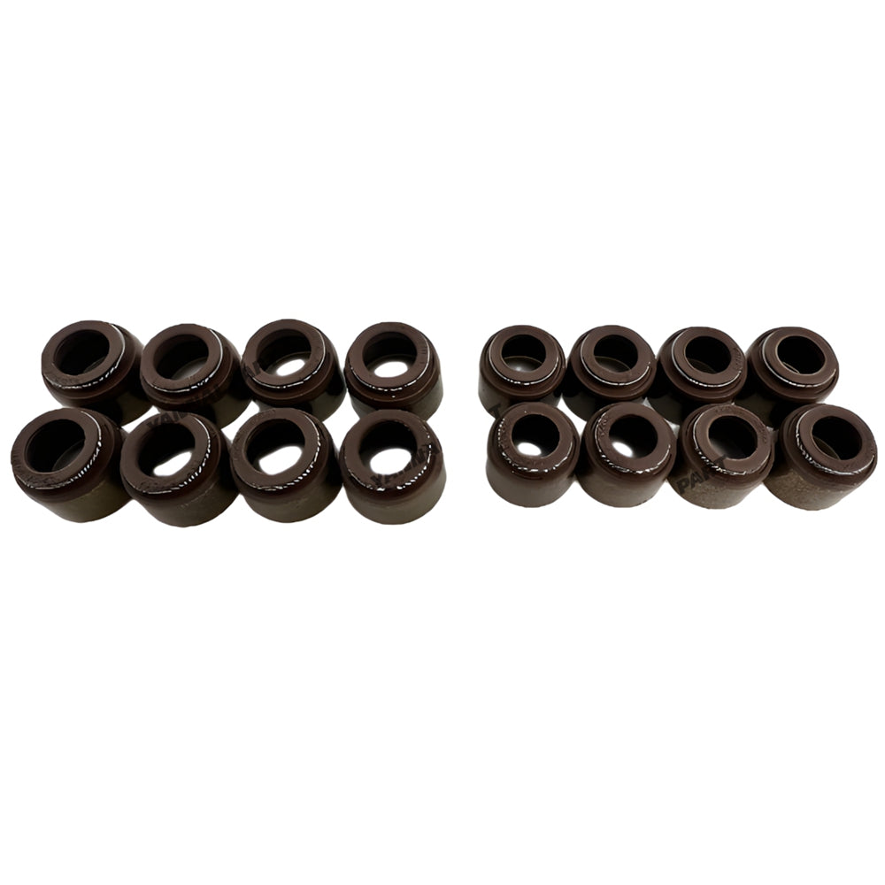 16 PCS Valve Stem Seal Fit For Nissan RF8 Engine