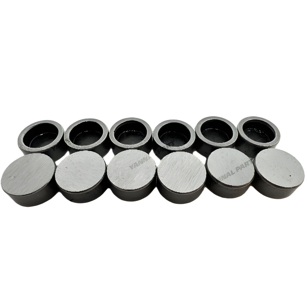 12 PCS Valve Cap Fit For Mitsubishi 6D34 Engine