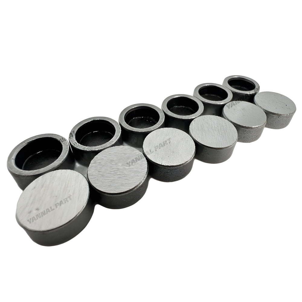 12 PCS Valve Cap Fit For Mitsubishi 6D34 Engine