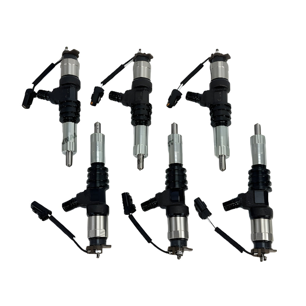 6 PCS Fuel Injector ME302143 095000-5450 Fit For Mitsubishi 6M60 Engine