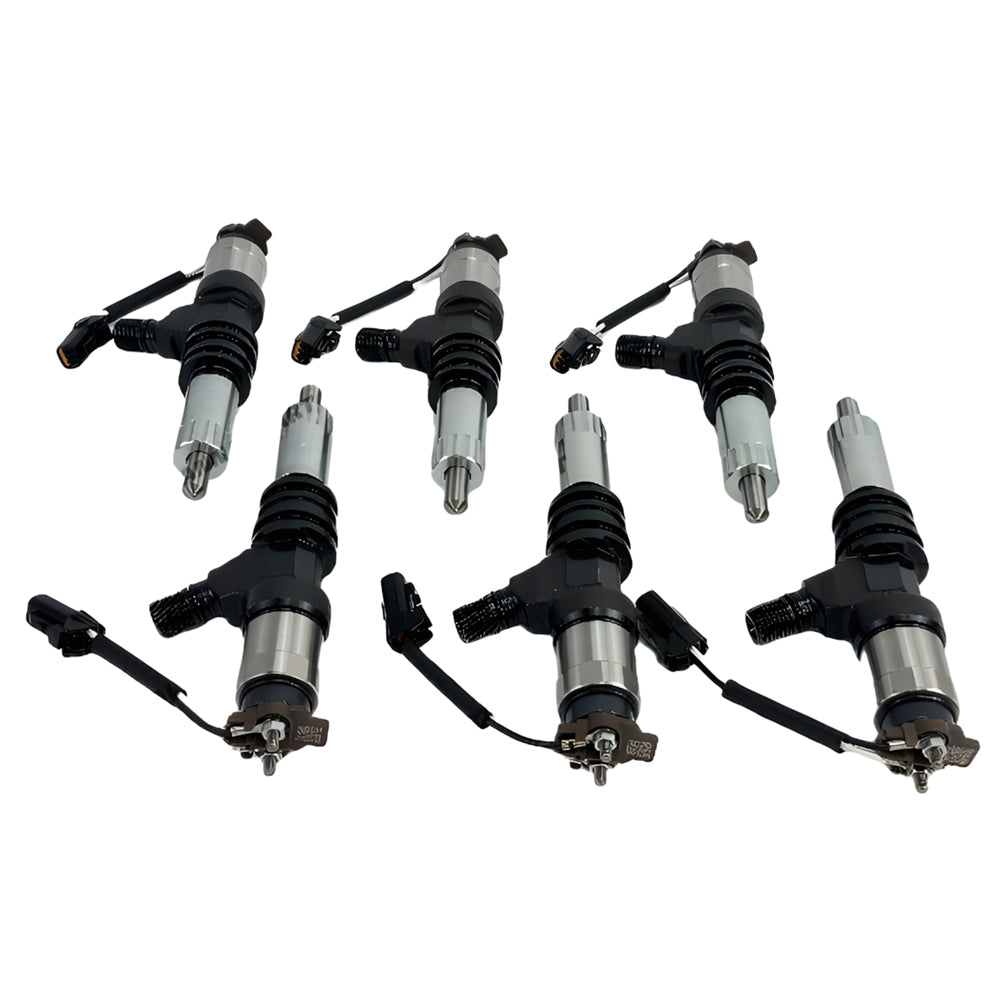 6 PCS Fuel Injector ME302143 095000-5450 Fit For Mitsubishi 6M60 Engine