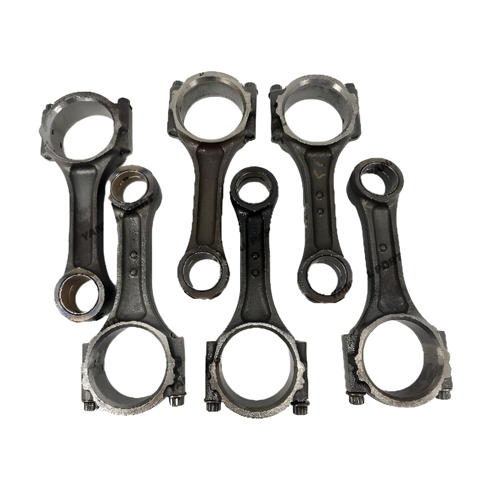 6 PCS Connecting Rod Fit For Isuzu 6HE1 Engine