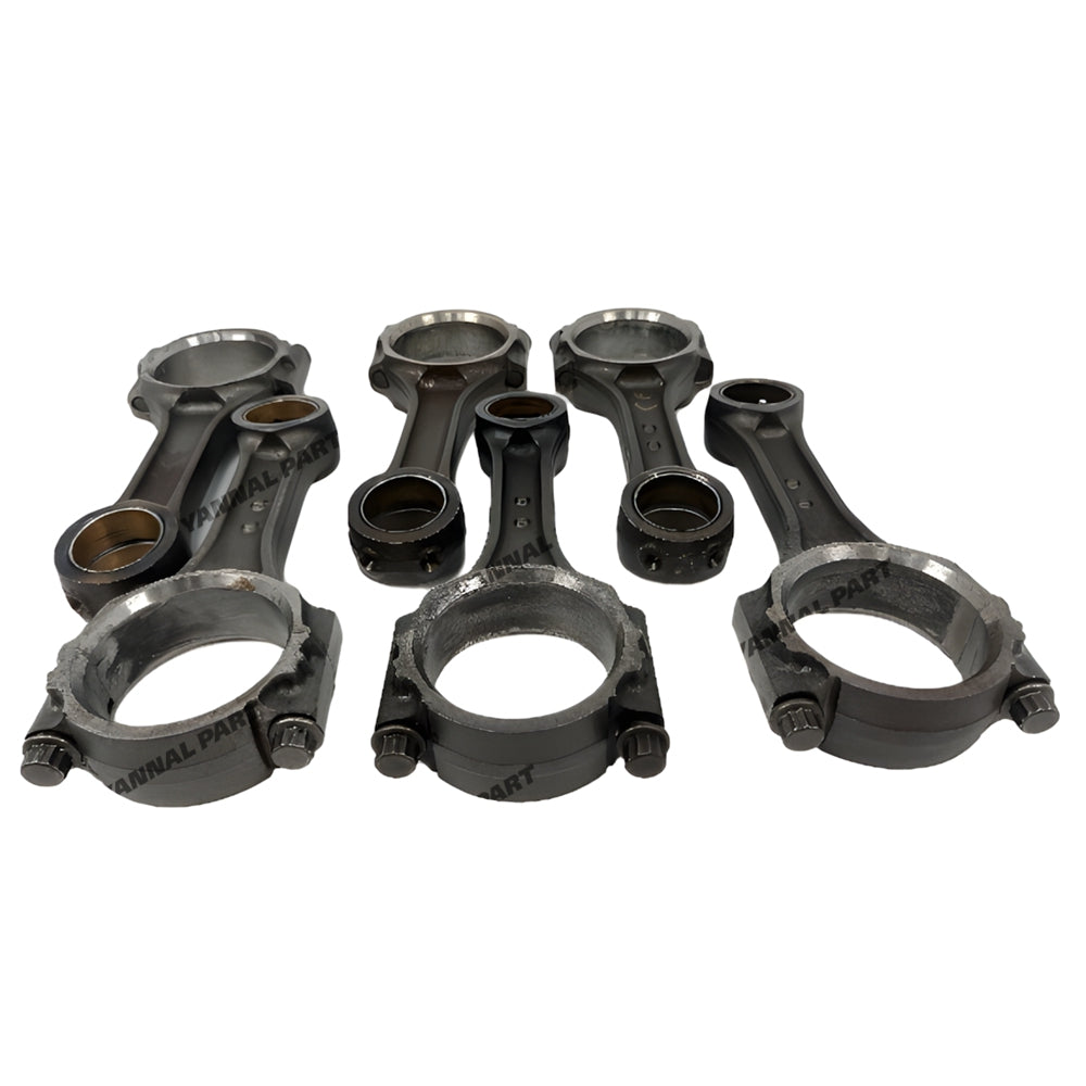 6 PCS Connecting Rod Fit For Isuzu 6HE1 Engine