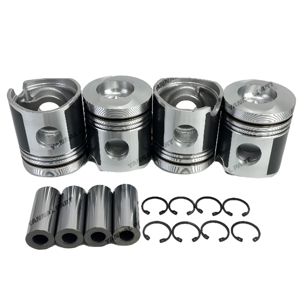 4 PCS Piston Kit 4151131 Fit For Deutz BF4L913 Engine