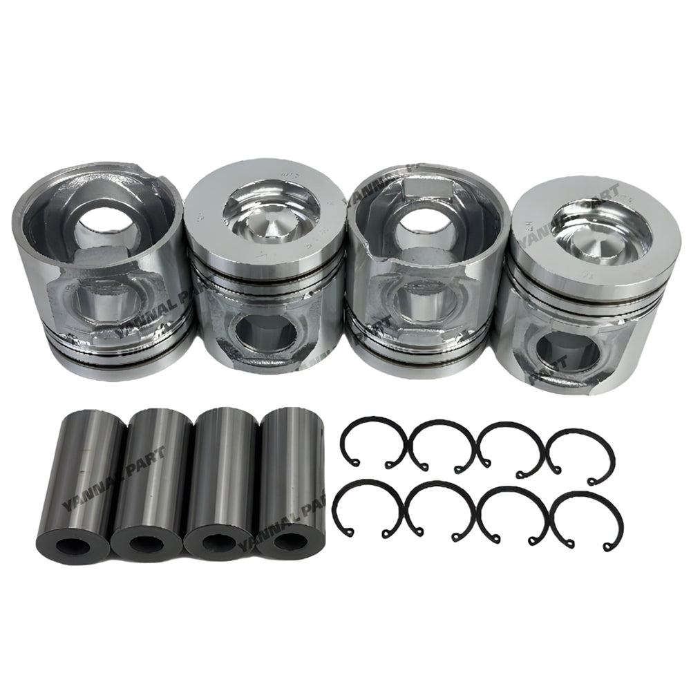 4 PCS Piston Kit 04501353 04295313 04501346 Fit For Deutz BFM1013 Engine