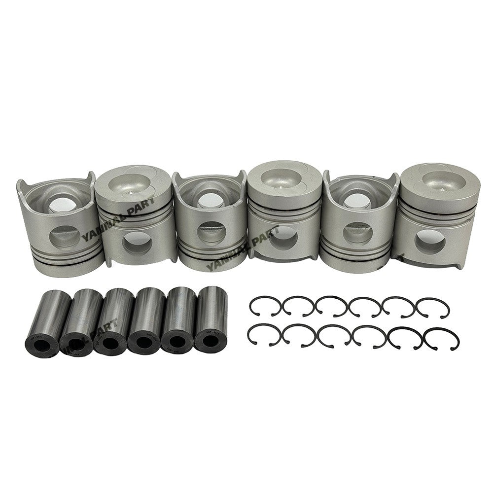 Piston Kit ME052447 Fit For Mitsubishi 6D22 Engine