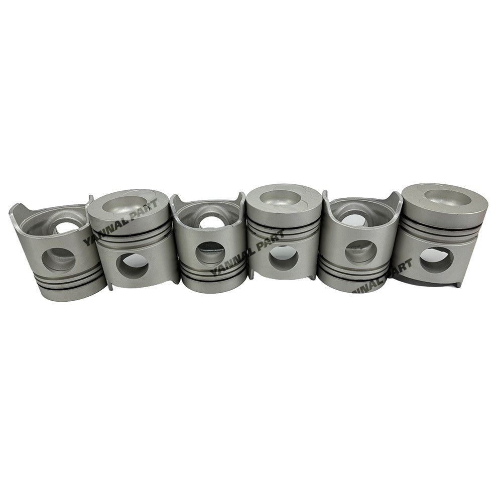 Piston Kit ME052447 Fit For Mitsubishi 6D22 Engine