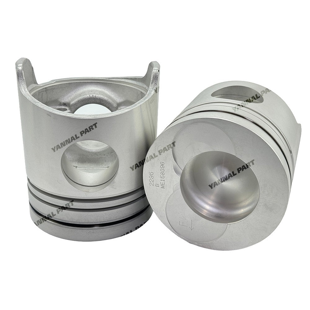 Piston Kit ME158096 Fit For Mitsubishi 6D24 Engine