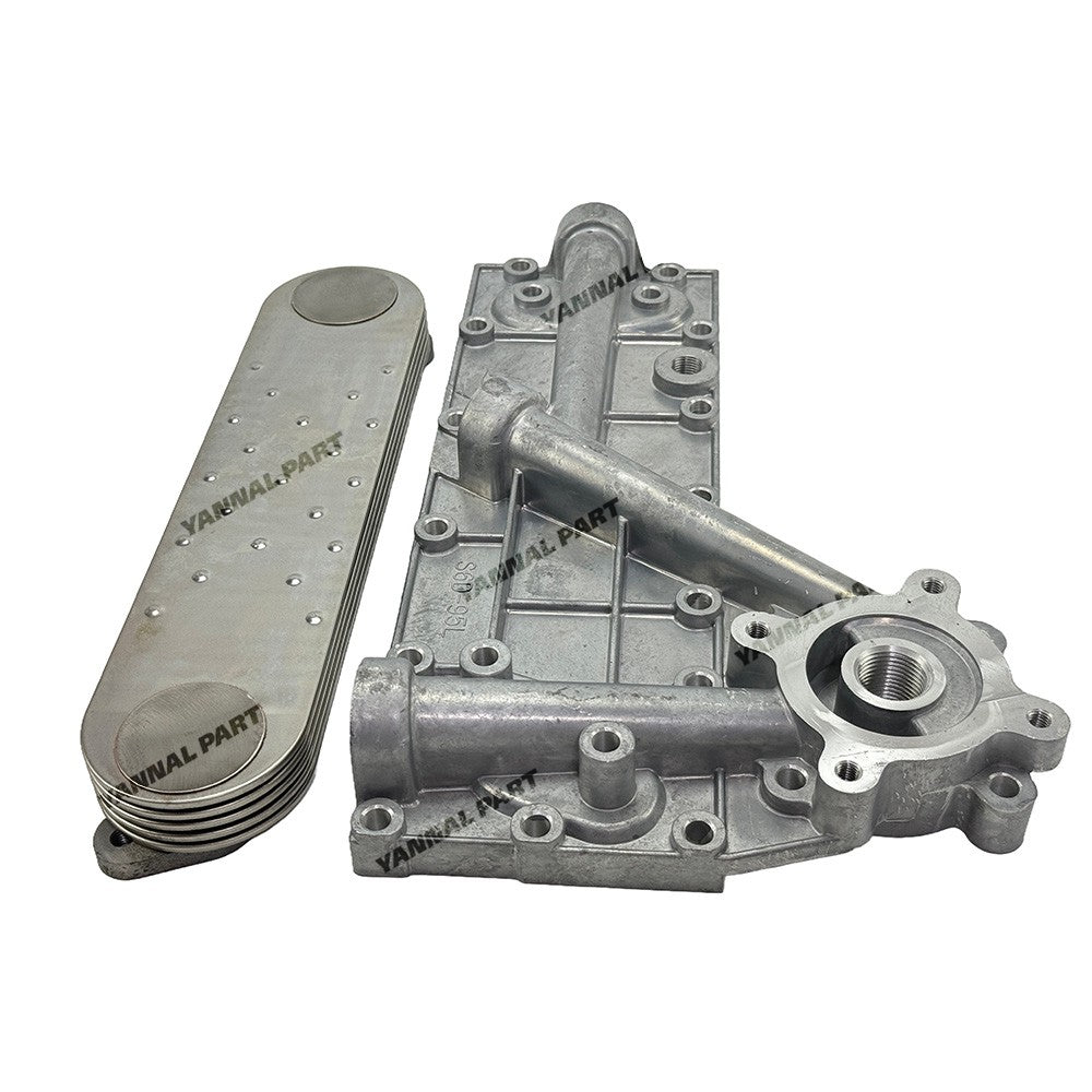 Oil Cooler Core Oil Cooler Cover Fit For Mitsubishi 6D95 Engine