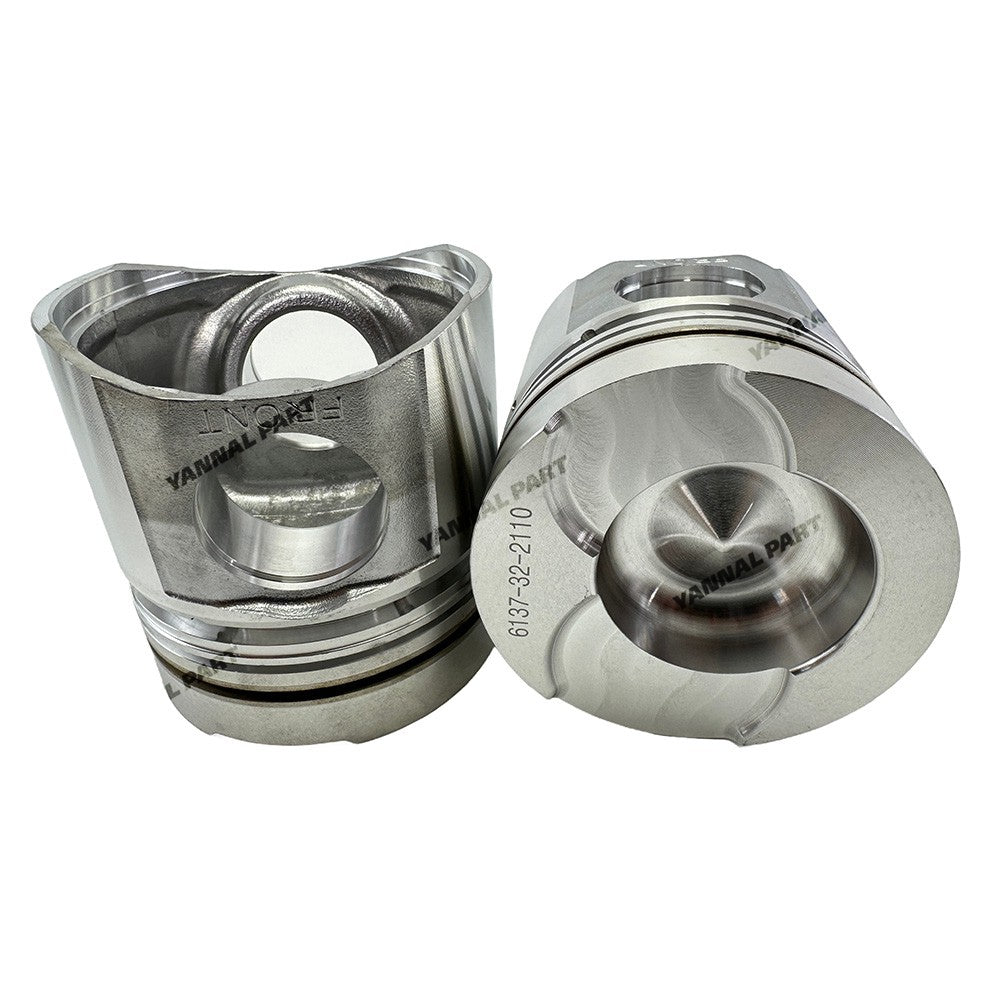 Piston Kit 6137-32-2110 Fit For Komatsu 6D105 Engine