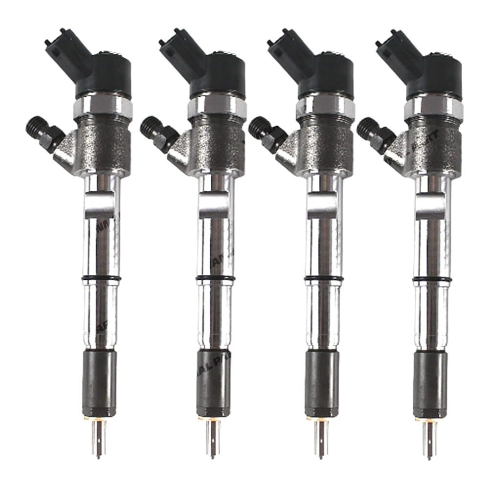4PCS Fuel Injector T412569 5801470098 Fit For Perkins 854E-E34TA 854F-E34T Iveco F5HFL413 Engine New Holland C232 C238 L230 L225