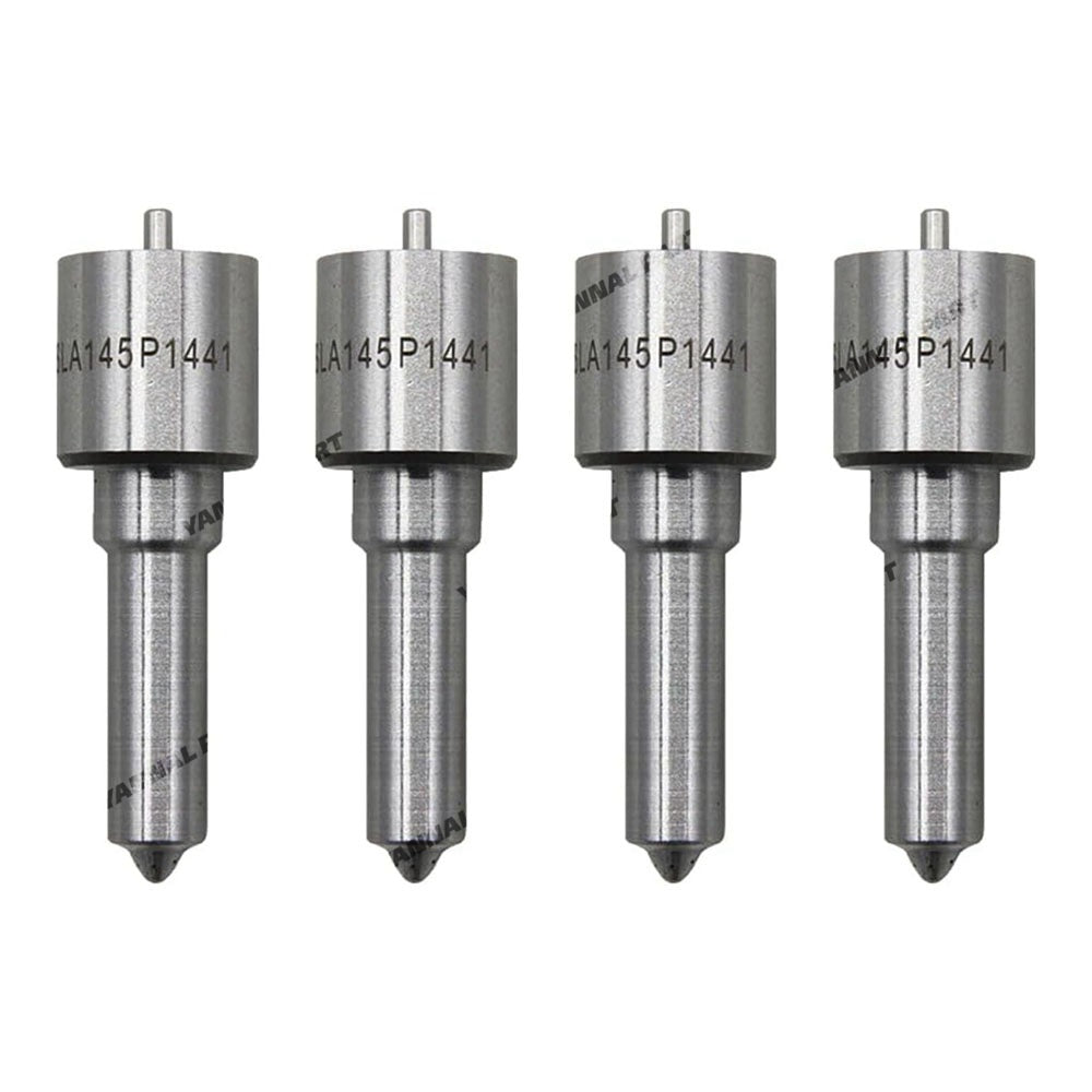 4PCS Fuel Injector Nozzle DSLA145P1441 2856255 8094756 504254390 Fit For CASE Engine F4GE9454K J604 Forklift 586G 588G