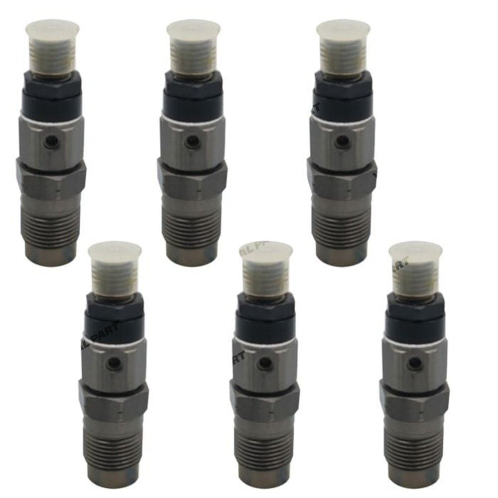 6 PCS Fuel Injector 093500-3400 23600-64050 Fit For Toyota Engine 1HZ 2C Land Cruiser 4.2L