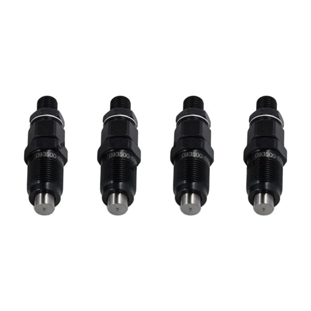 4 PCS Fuel Injector Nozzle 093500-6190 Fit For Toyota Engine 1KZ-TE Prado Hilux