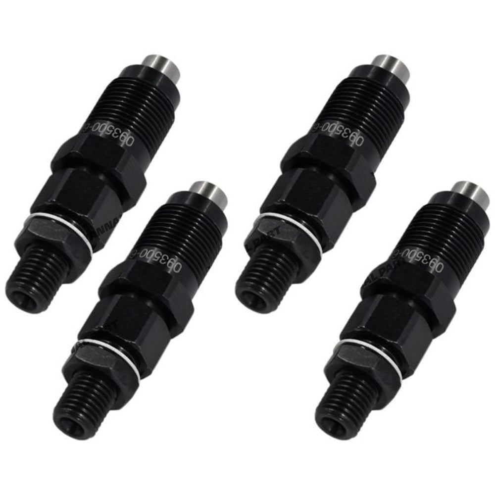 4 PCS Fuel Injector Nozzle 093500-6190 Fit For Toyota Engine 1KZ-TE Prado Hilux