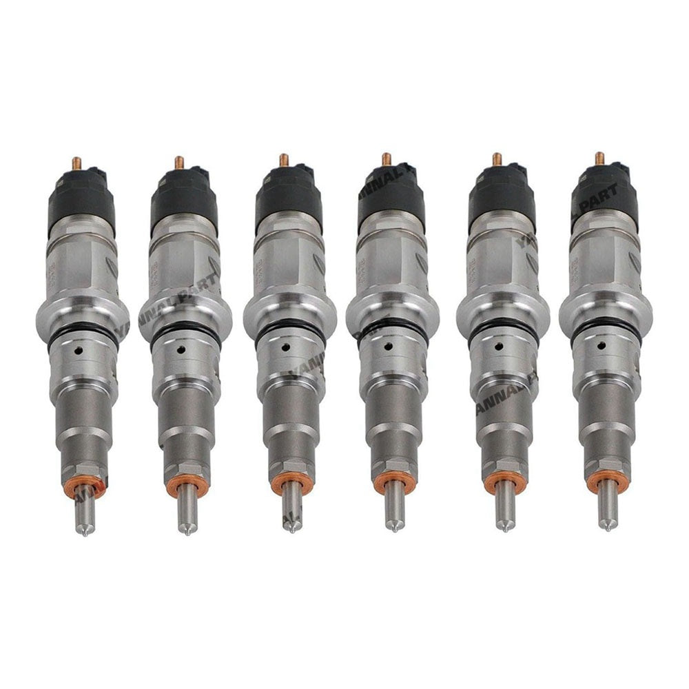 6 PCS Fuel Injector 4994928 Fit For Cummins Engine ISB6.7 Dodge Ram 3500 4500 5500 2011-2012