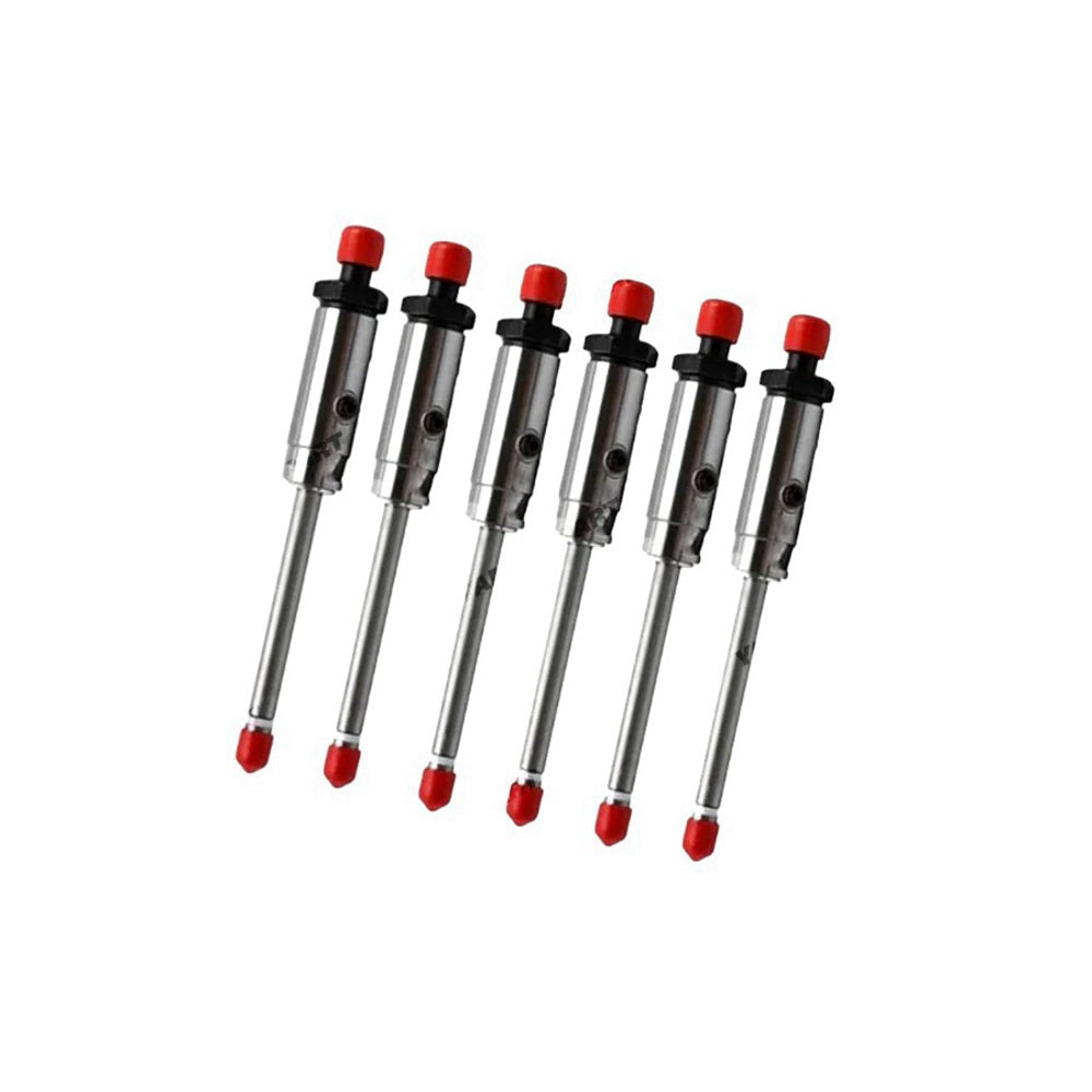 6 PCS Fuel Injector 7W-7038 0R-4124 Fit For Caterpillar CAT Engine 3306 3306B Tractor D6H D6D D6R