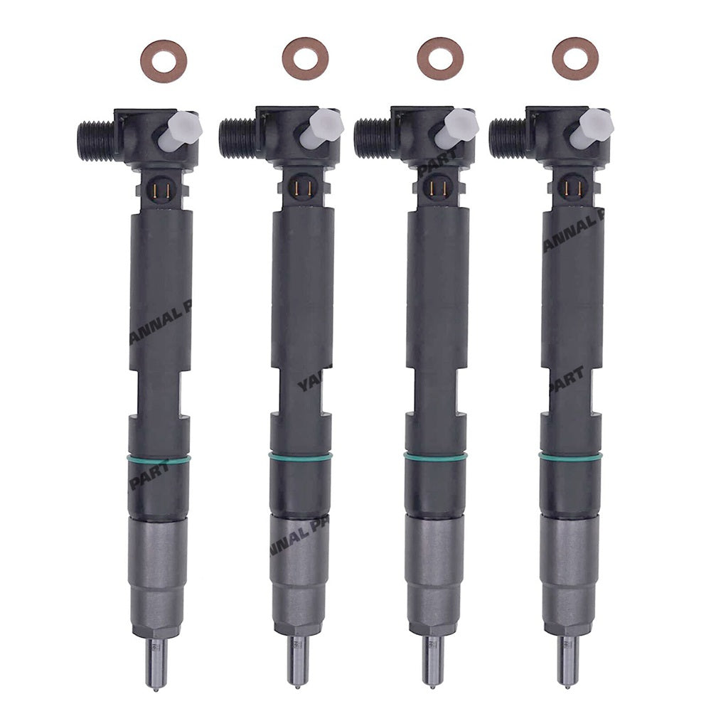 4PCS Fuel Injector 400903-00074D 7275454 28337917 Fit For Doosan D24 D18 Bobcat Excavator E45 E55 E85 E57W E50 E42 E35