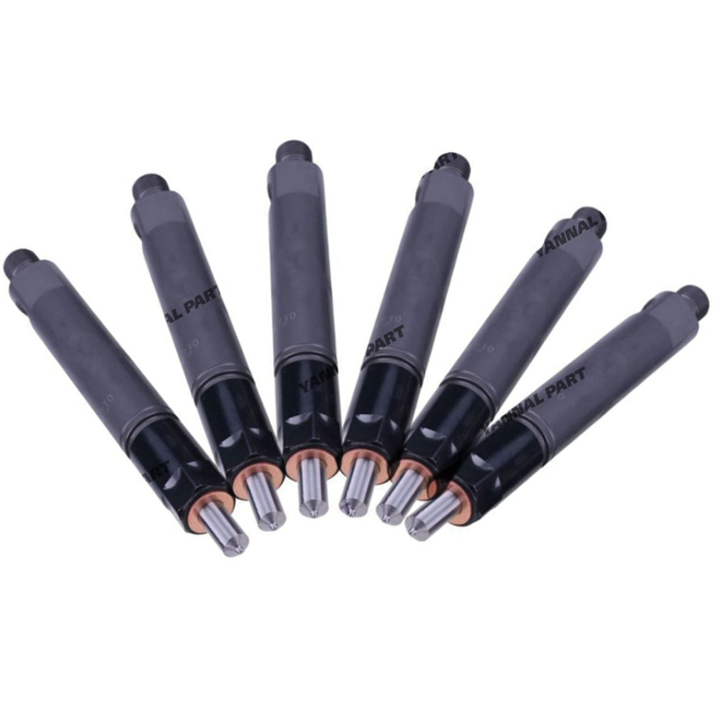 6PCS Injector VOE479443 VOE8112303 Fit For Volvo Engine TD102 TD103E Excavator EC340 EC390 Loader L150 Truck F10 FL10