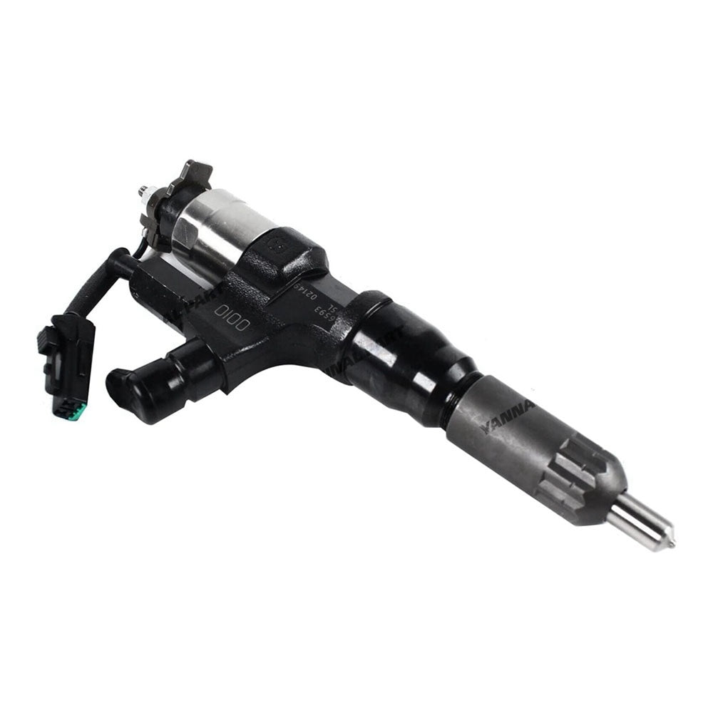 Fuel Injector 23670-E0010 095000-6593 Fit For Hino Engine 3.8L 4.7L 5.0L 6.5L 7.7L