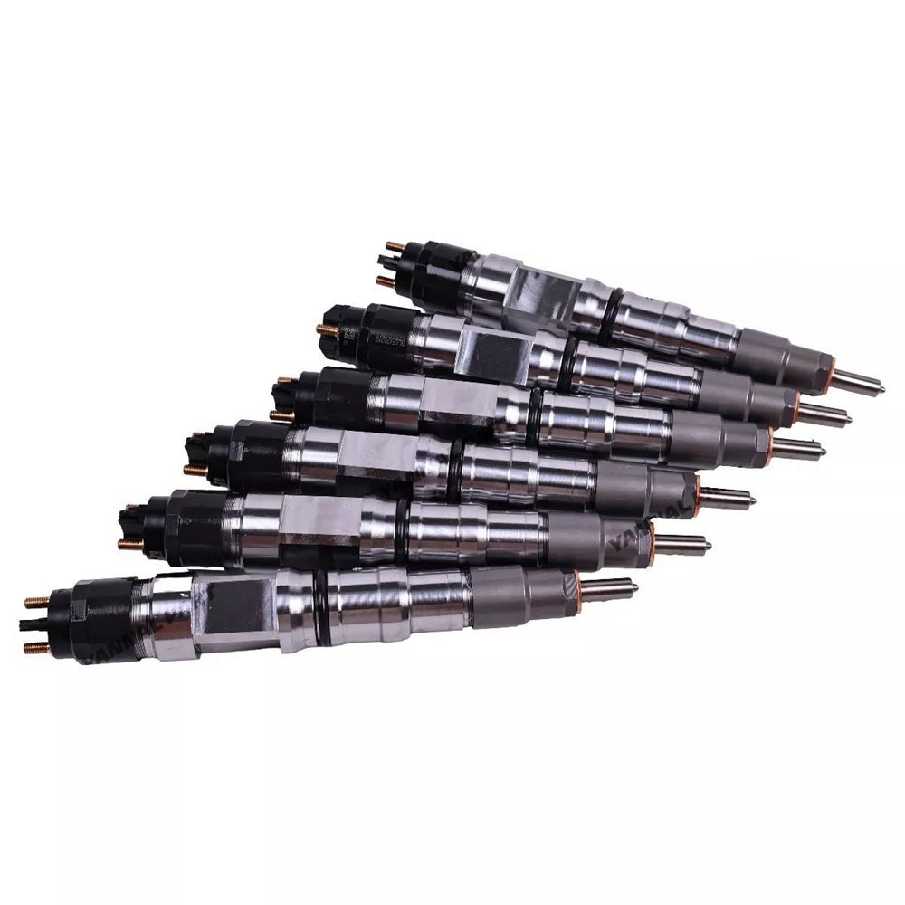 6PCS Fuel Injector 0445120219 Fit For Bosch