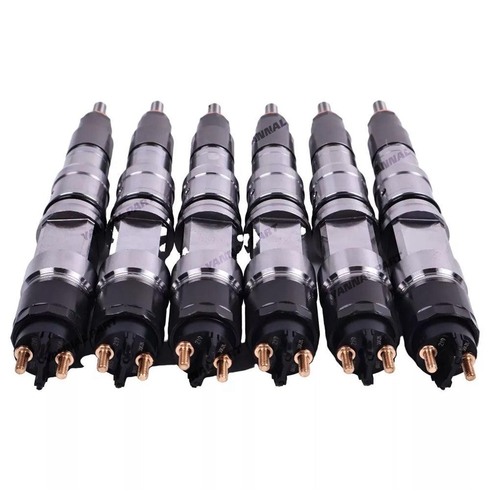 6PCS Fuel Injector 0445120219 Fit For Bosch
