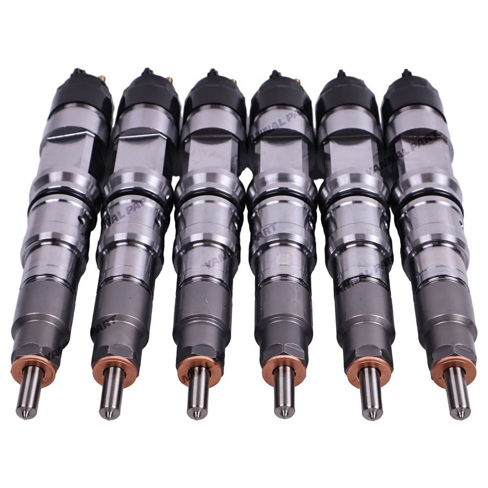 6PCS Fuel Injector 0445120219 Fit For Bosch