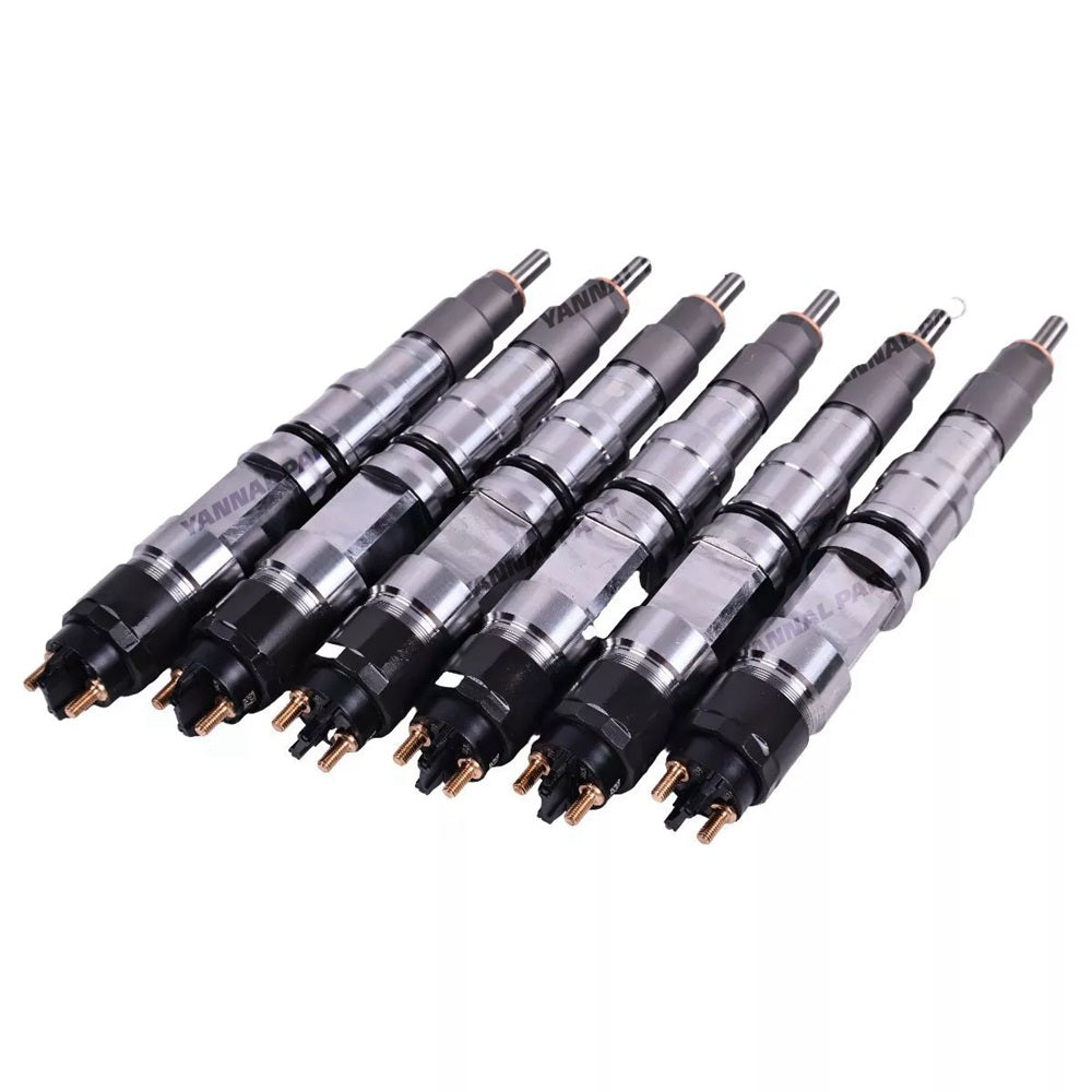 6PCS Fuel Injector 0445120219 Fit For Bosch