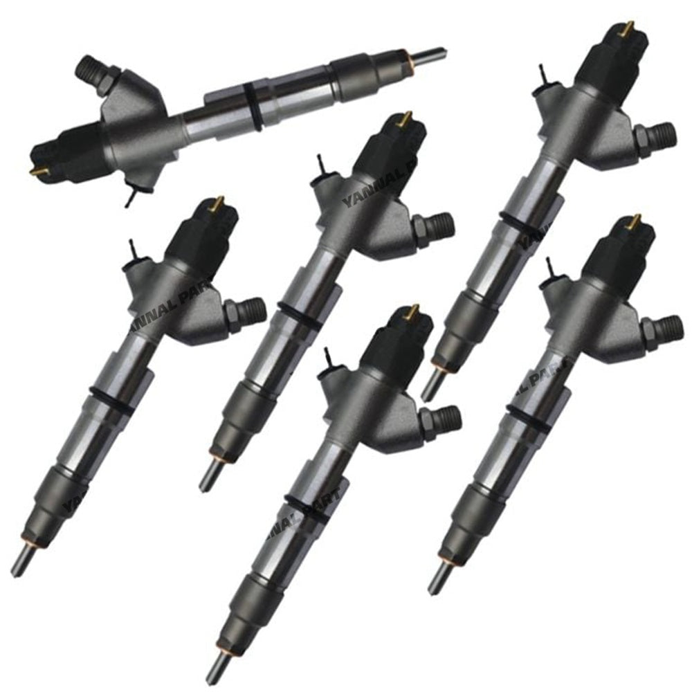 6PCS Fuel Injector 0445120357 Fit For Bosch