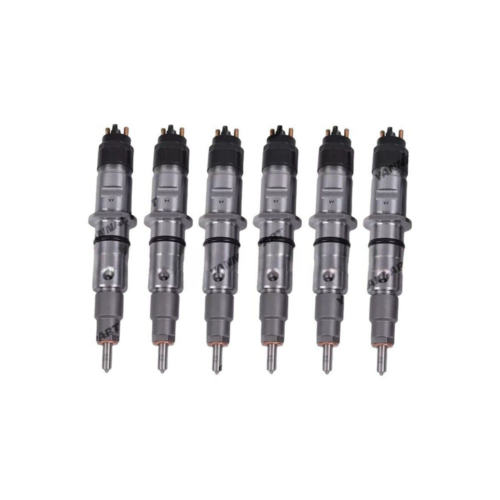 6PCS Fuel Injector 4994541 Fit For Cummins Engine ISLE QSL8.9 QSL9