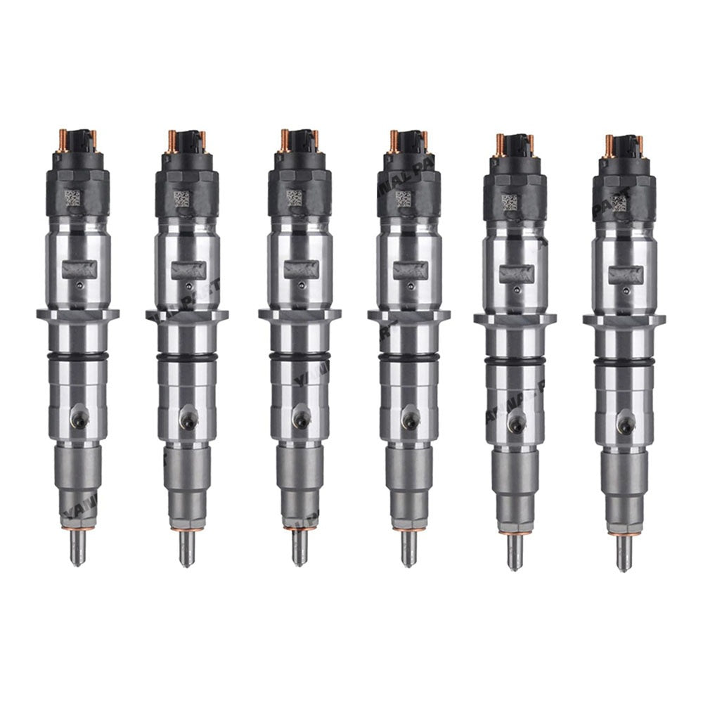 6 PCS Fuel Injector 0445120384 Fit For Bosch
