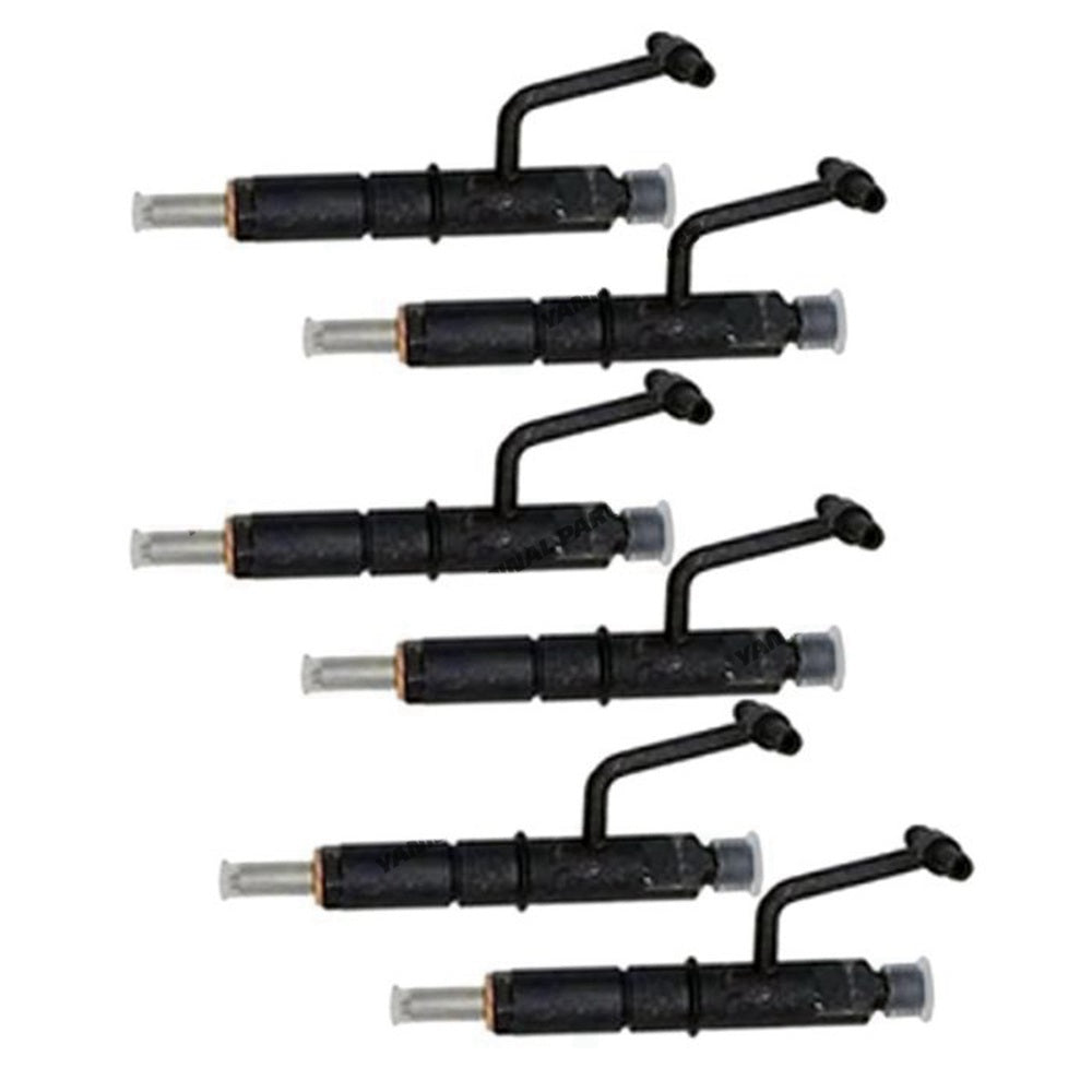 6 PCS Fuel Injector 107-3648 106-8268 10R-7588 for Caterpillar CAT Engine 3046 Excavator 315 315B