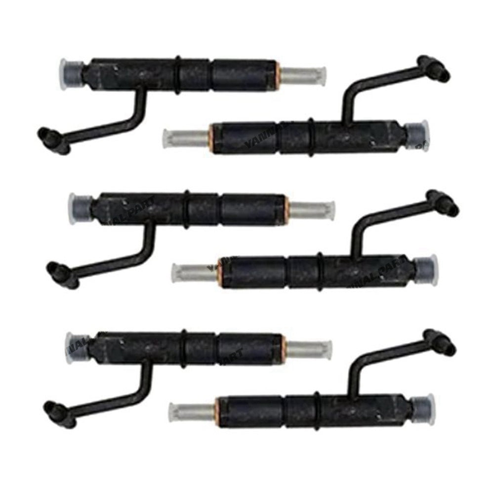 6 PCS Fuel Injector 107-3648 106-8268 10R-7588 for Caterpillar CAT Engine 3046 Excavator 315 315B