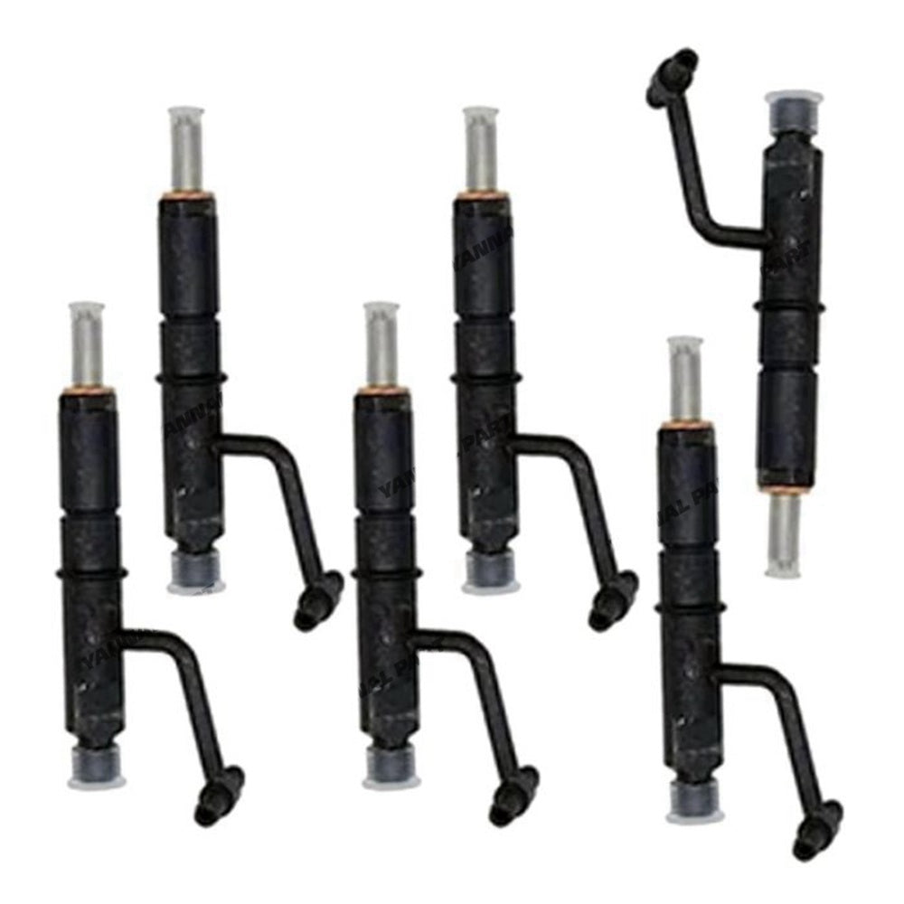 6 PCS Fuel Injector 107-3648 106-8268 10R-7588 for Caterpillar CAT Engine 3046 Excavator 315 315B