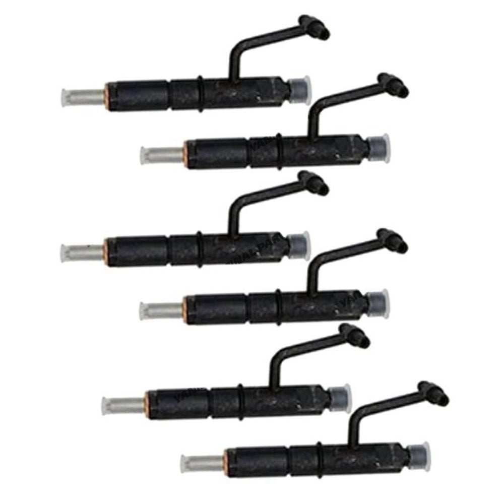 6 PCS Fuel Injector 107-3648 106-8268 10R-7588 for Caterpillar CAT Engine 3046 Excavator 315 315B