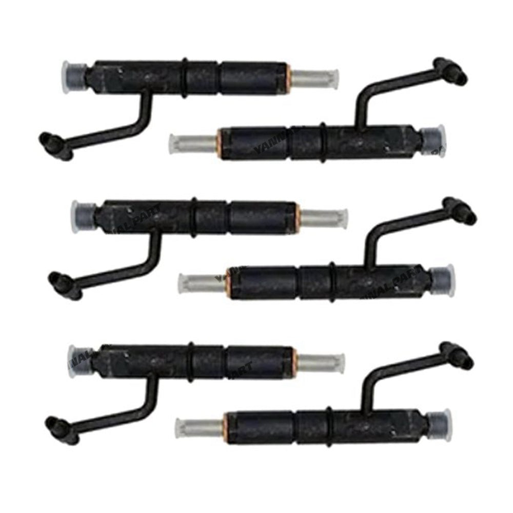 6 PCS Fuel Injector 107-3648 106-8268 10R-7588 for Caterpillar CAT Engine 3046 Excavator 315 315B