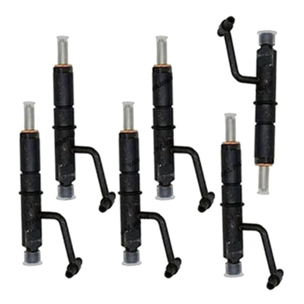 6 PCS Fuel Injector 107-3648 106-8268 10R-7588 for Caterpillar CAT Engine 3046 Excavator 315 315B