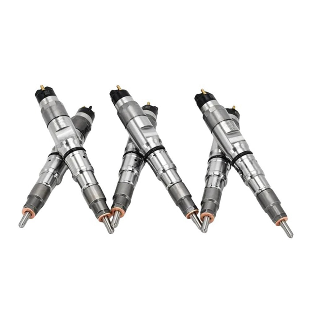 6 PCS Fuel Injector 65.10101-7050A 65101017050A Fit For Doosan Daewoo Engine DE08