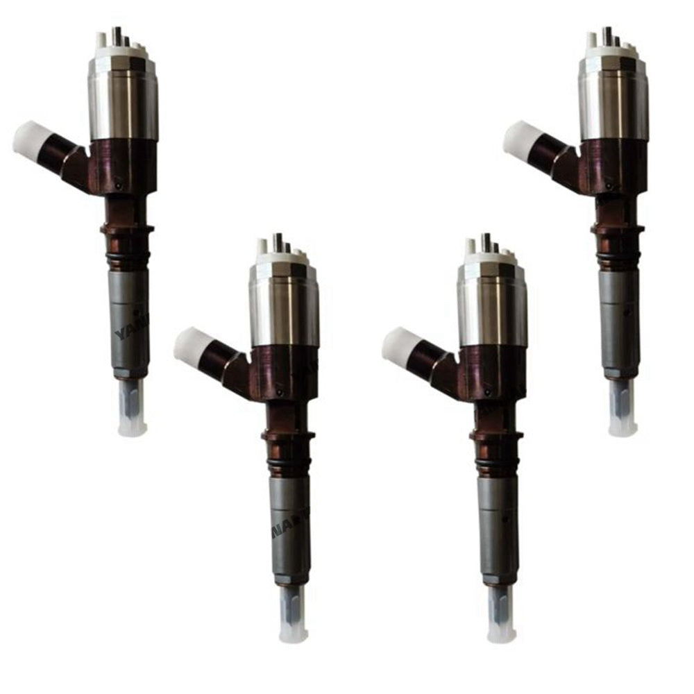 4 PCS Fuel Injector 10R-7666 266-4489 282-0470 276-8270 Fit For Caterpillar CAT Engine C4.4
