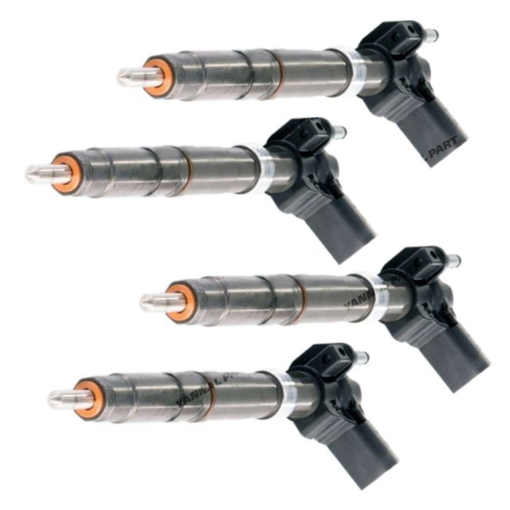 4 PCS Fuel Injector 445116034 03L130277C Fit For Volkswagen VW T5 Amarok 2.0 TDI MULTIVAN