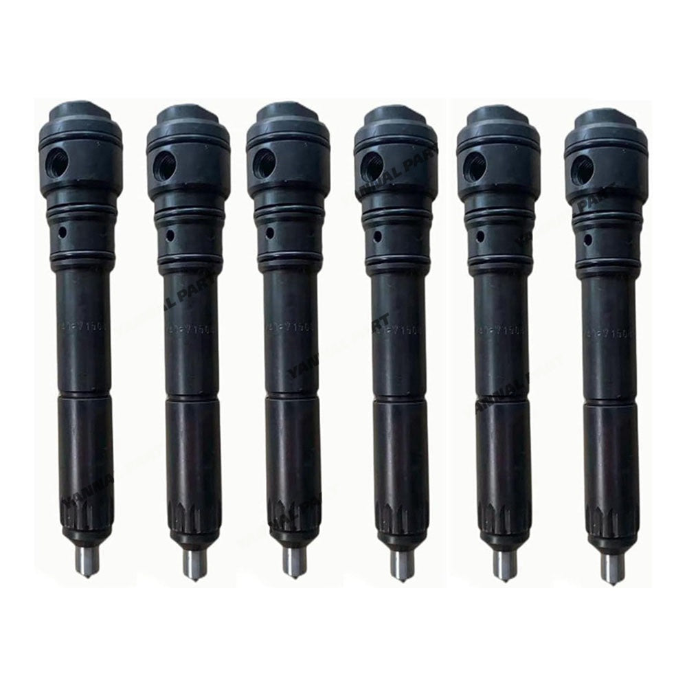 6 PCS Fuel Injector 6211-12-3500 Fit For Komatsu Engine SA6D140E-2A-7